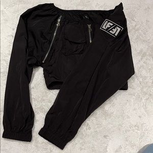 LF Black Streetwear Jacket